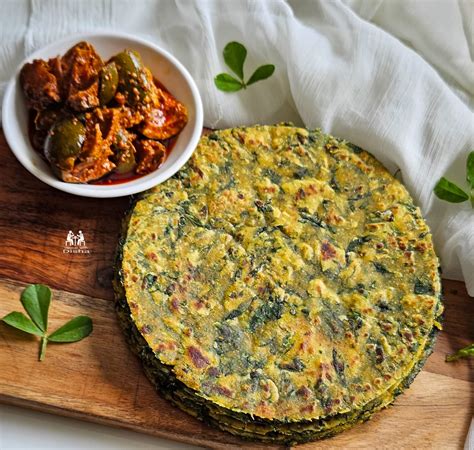 Methi paratha RECIPE - Mary's Kitchen