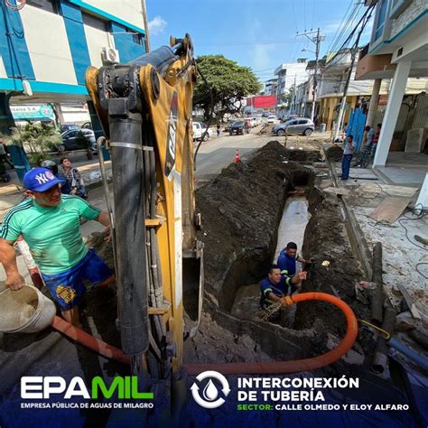 InterconexiÓn De TuberÍa En La Calle Olmedo Y Eloy Alfaro Epamil Ep