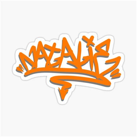 Natalie Graffiti Tag Lettering Name Sticker For Sale By