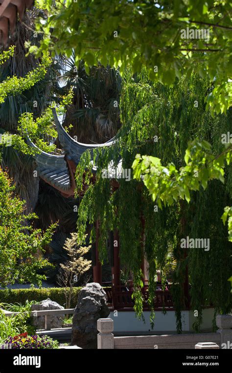 The Japanese garden of Parc Borély Marseilles Stock Photo Alamy