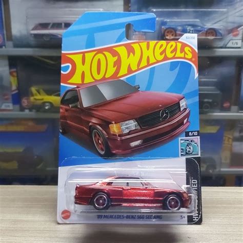 Hot WHEELS 89 MERCEDES BENZ 560 SEC AMG SUPER TREASURE HUNT THS