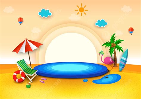 Cool Summer Vector Backgrounds