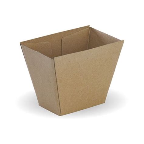 Cardboard Takeaway Clamshell Packaging Kraft Paper Boxes Corrugated