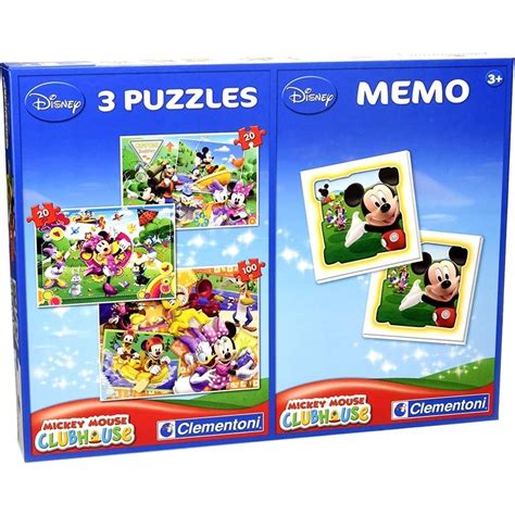 Puzzles Progresivos Y Juego Memoria Mickey Mouse