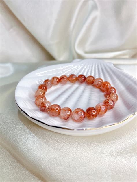 Fire Quartz Bead Bracelet Artemis Stone
