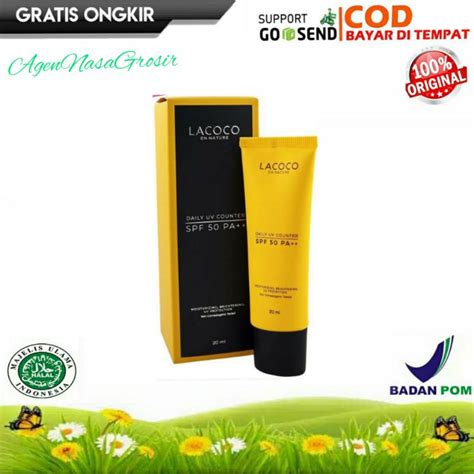 Jual Lacoco Daily Uv Counter Spf Pa Lindungi Kulit Wajah Dari