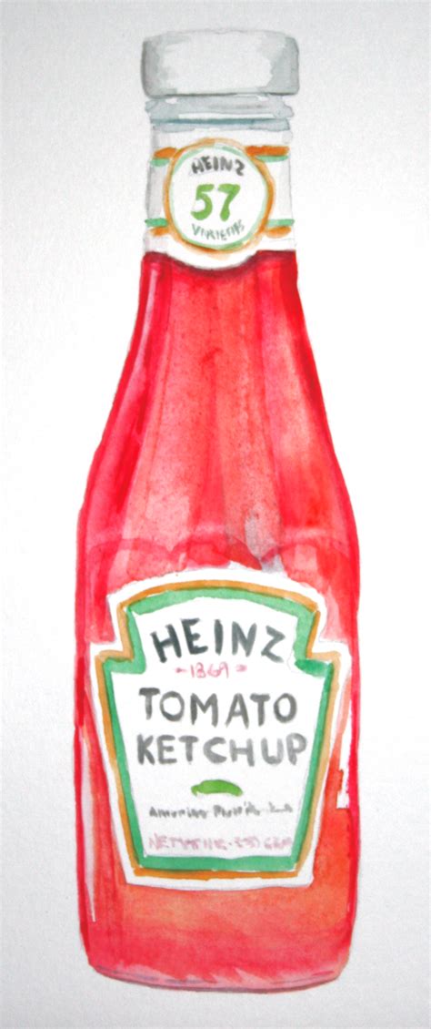 Ketchup Bottle Drawing - Drawing.rjuuc.edu.np