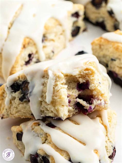 Lemon Blueberry Scones Recipe Belly Full