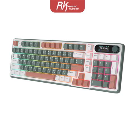 Rk Royal Kludge S Keyboard Mekanik Rgb Keyboard Gaming Hot Swappable Bluetooth G Nirkabel