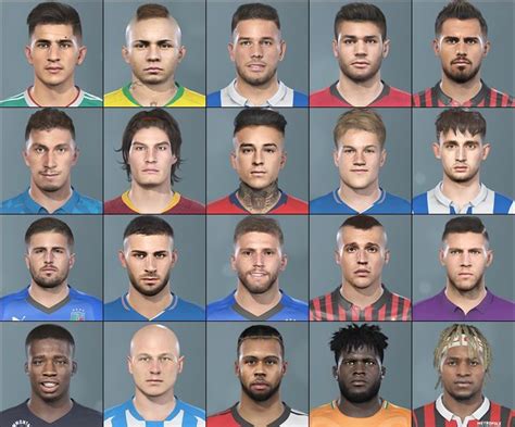 New Facepack 20 Faces PES 2019 PES Patch