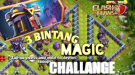 Easily 3 Star Magic Epic Challange CoC Clashofclans YouTube