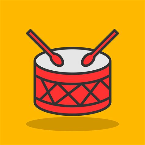 Drum Vector Icon Design 25104289 Vector Art At Vecteezy