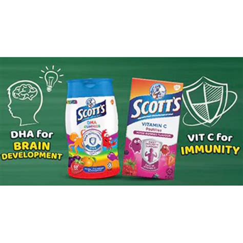 (Sg Ready Stock) Scott's Chewable Gummies - Assorted Flavors for Kids ...