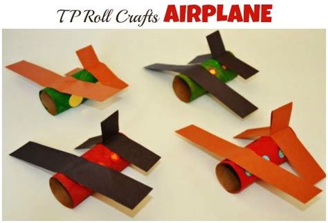 Paper Roll Craft Airplane Fun Littles