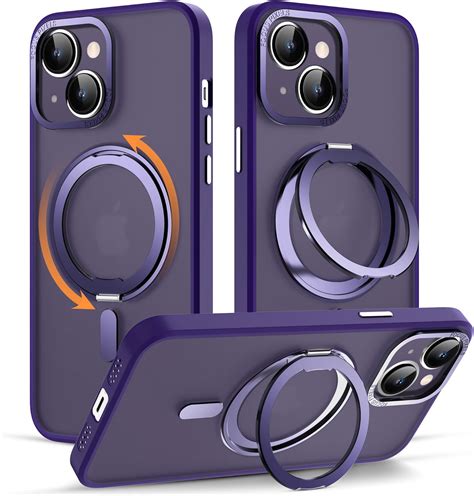 Para Iphone Plus Mag Safe Funda Con Soporte De Anillo Magn Tico