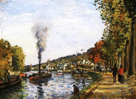 Сена в Марли (1871) (картина) — Камиль Писсарро