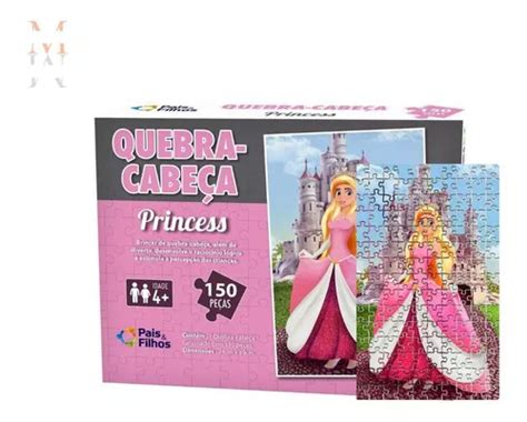 Quebra Cabeça Infantil Princess 150 Peças Princesa MercadoLivre