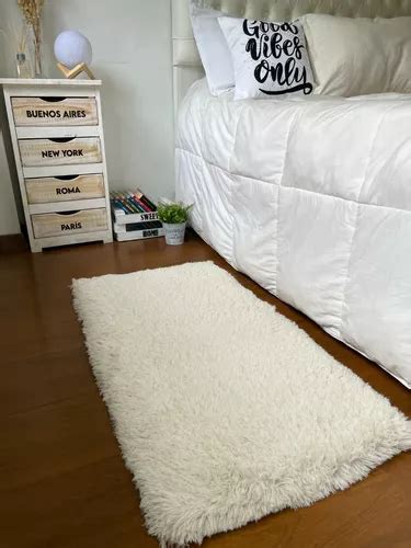 Alfombra N Rdica Piel Pelo Largo Con Antideslizante Env O Gratis