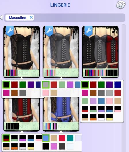 Mod The Sims Lingerie Corset Set Now Men