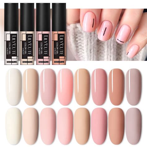 Sơn Móng Tay Gel UV 5ml Màu Hồng Nude Thời Trang Shopee Việt Nam