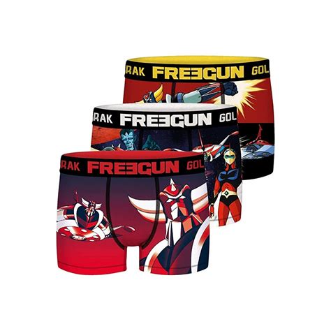 Freegun Cale On Homme Agr Able Boxer Homme Goldorak Sans D Formation