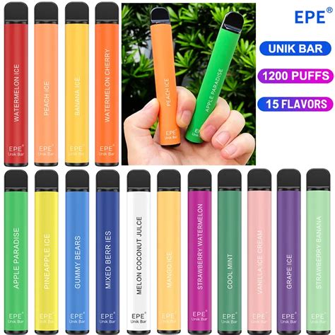 Original Epe Unik Bar Disposable Vape Pen Puffs Flavors Ml