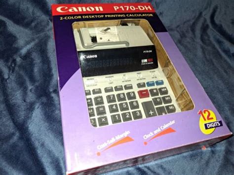 Canon P Dh Digit Color Desktop Printing Calculator P Dh New