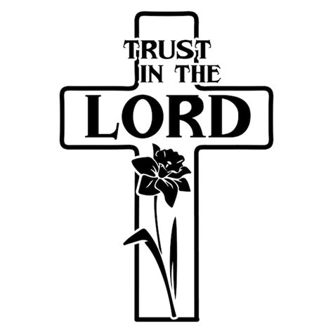 Premium Vector Trust In The Lord Shirt Christian Style Retro Style