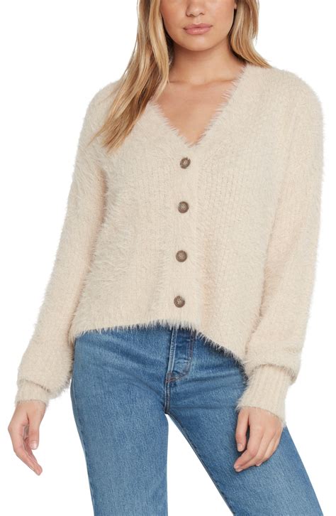 Stella Fuzzy Cropped Cardigan Willow And Clay Cropped Cardigan