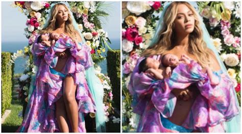 Beyonce Shares First Glimpse Of Her Twins Sir Carter And Rumi As They