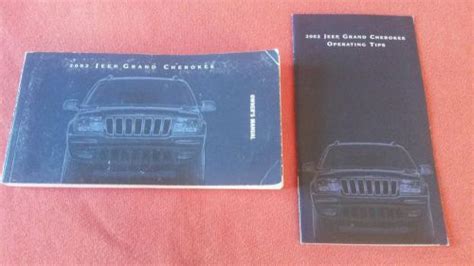 Sell Jeep Grand Cherokee Owner S Manual In Denmark Maine United