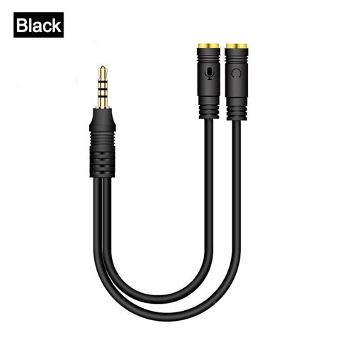 Audio Splitter Headphone Adapter Kabel 3 5Mm Jack Grandado