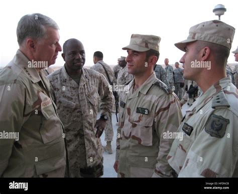 Chief Of Naval Operations Adm Gary Roughead And Marine Corps Maj Gen