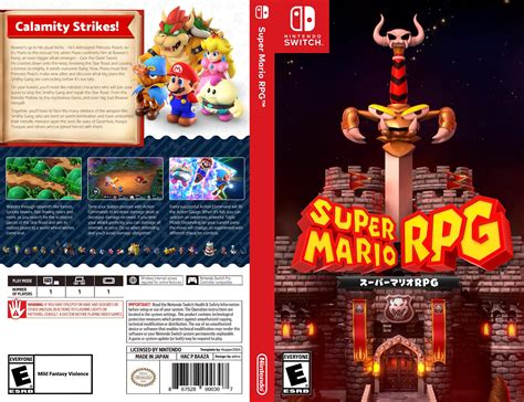 I created a new cover for Super Mario RPG, free to use! : r/NintendoSwitch