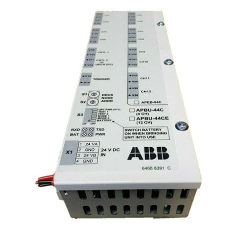 APBU 44C 64669982 ABB PLC Branching Unit VDF I O DCS ABB Module