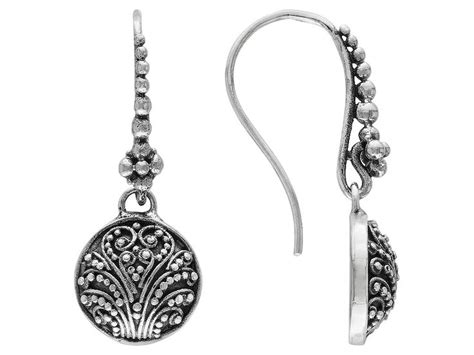 Artisan Gem Collection Of Bali Tm Round Filigree Sterling Silver