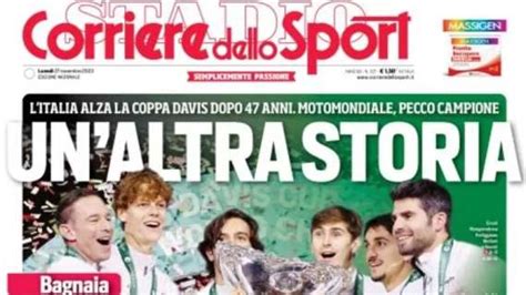 Prima Pagina Corriere Dello Sport Tutto Aperto