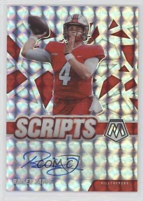 2022 Panini Mosaic Draft Picks Scripts Auto Bailey Zappe SM BZA Rookie