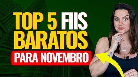 TOP 5 Melhores Fundos Imobiliários para NOVEMBRO de 2022 TOP 5 FIIS