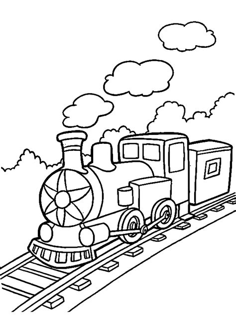 Dibujos De Train Locomotive Transporte Para Colorear Porn Sex