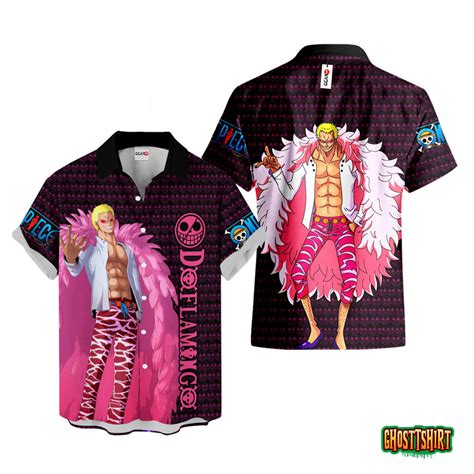 Donquixote Doflamingo Anime Hawaiian Shirts