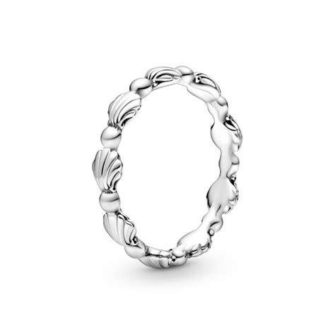 Beaded Seashell Band Ring Pandorashop Online
