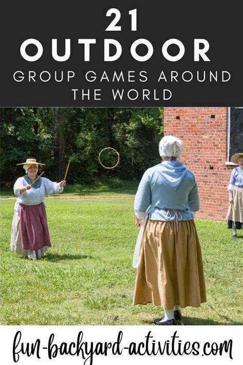 21 Outdoor Group Games Around the World | Family games outdoor, Group ...