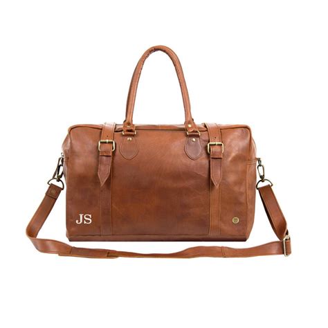 Personalised Leather Eckhart Doctor Holdall By Mahi Leather