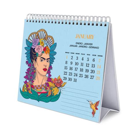 Calendario De Escritorio Frida Kahlo Erikstore