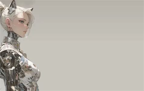 Wallpaper Girl Hot Sexy Robot Eyes Anime Pretty Cyberpunk For Mobile And Desktop Section