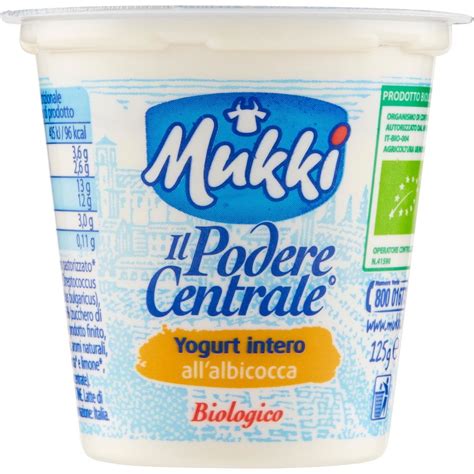 Yogurt Intero All Albicocca PODERE CENTRALE 125 G Coop Shop