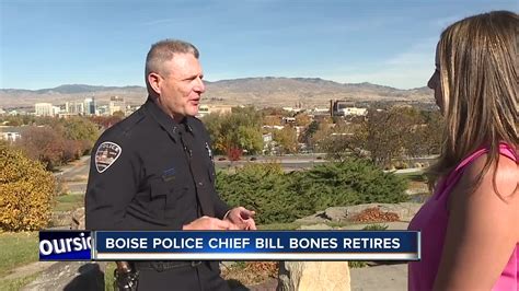 Boise Police Chief Bill Bones Retires