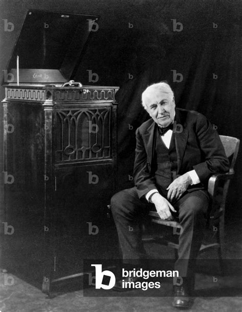 Image Of Thomas Alva Edison American Inventor C S