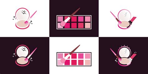 Vector Beauty Cosmetics Icon Set Logo Premium Vector 34727314 Vector